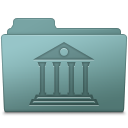 Library Folder Willow Icon 128x128 png